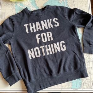 21 Men Thanks For Nothing Crewneck Sweatshirt